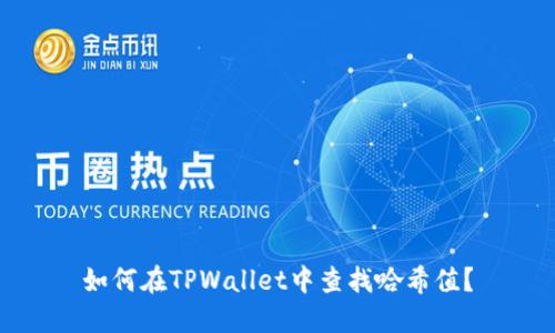 如何在TPWallet中查找哈希值？